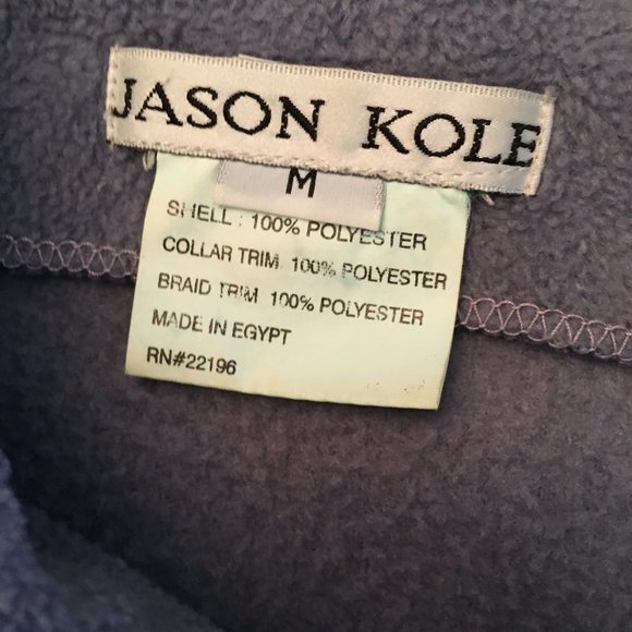 Jason Kole Fleece Jacket Size Medium - Picture 4 of 5